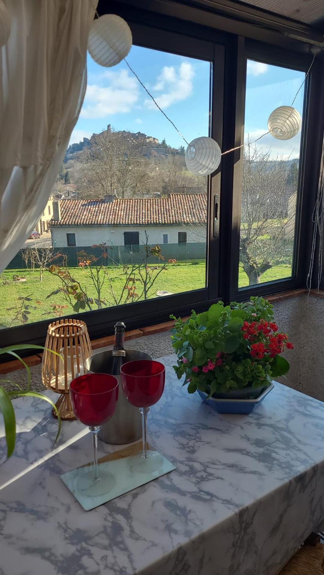 La Jolie Vue Et La Maison De La Tour- Cordes-Sur-Ciel Les Cabannes  Екстериор снимка